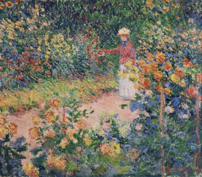 Garden at Giverny by Claude Monet